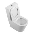 Унитаз-компакт безободковый c cиденьем BelBagno FLAY-R BB2149CPR/SC 01547778109