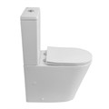 Унитаз-компакт безободковый c cиденьем BelBagno FLAY-R BB2149CPR/SC 01547778109