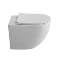 Унитаз приставной безободковый с сиденьем BelBagno BB2141CBR/SC BB2141CBR/SC