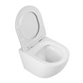 Унитаз подвесной безободковый с сиденьем BelBagno SFERA-R BB046CHR/SC BB046CHR/SC