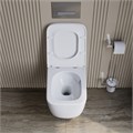 LUCE-TOR Унитаз подвесной безободковый с сиденьем дюропласт soft close, BB076CH-TOR/SC BB076CH-TOR/SC