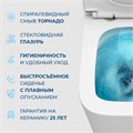 LUCE-TOR Унитаз подвесной безободковый с сиденьем дюропласт soft close, BB076CH-TOR/SC BB076CH-TOR/SC