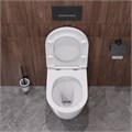 RELAX Унитаз подвесной, безободковый с системой смыва "Торнадо", с сиденьем soft close, 53 см, CZR-3806-53-TH-TOR/SC CZR-3806-53-TH-TOR/SC