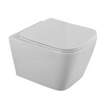 Унитаз подвесной безободковый с сиденьем BelBagno DUE 2.0 BB7107CHR/SC BB7107CHR/SC