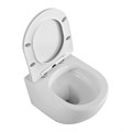 UNO 2.0 Унитаз подвесной безободковый с сиденьем дюропласт soft close BB7306CHR/SC BB7306CHR/SC