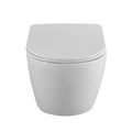 UNO 2.0 Унитаз подвесной безободковый с сиденьем дюропласт soft close BB7306CHR/SC BB7306CHR/SC