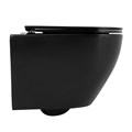 Унитаз подвесной безободковый. черный матовый BelBagno COLORATO BB062CHR-MB 01210924601