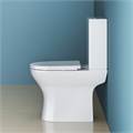 Унитаз-компакт безободковый с сиденьем BelBagno LOUNGE BB045CPR/SC 68804669