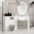 Унитаз подвесной безободковый. серый матовый BelBagno COLORATO BB062CHR-GR 0730859217