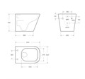 Унитаз подвесной безободковый BelBagno ARDENTE-R BB520CHR 1564042824