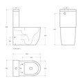 Унитаз-компакт безободковый BelBagno SFERA-R BB2141CPR 893985547
