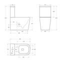 Унитаз-компакт безободковый BelBagno ALBANO BB120CPR 1804901259