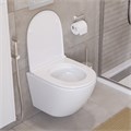 Унитаз подвесной безободковый с сиденьем BelBagno UNO BB3105CHR/SC BB3105CHR/SC