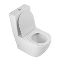 Унитаз-компакт безободковый с сиденьем BelBagno SFERA-R BB2141CPR/SC 861344470