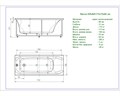 Акриловая ванна Aquatek Альфа 170x70 прямоугольная, универсальная, без каркаса, без экрана, без гидромассажа ALF170-0000170