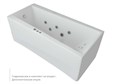 Акриловая прямоугольная ванна Aquatek Либра New 150х70 без фронтального экрана, без гидромассажа, сборно-разборный сварной каркас LIB150N-0000008