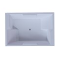 Акриловая прямоугольная ванна Aquatek Дорадо 190х130 без фронтального экрана, без гидромассажа, вклеенный каркас DOR190-0000006