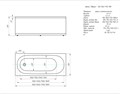 Оберон 180х70 (только ванна с уп.) OBR180-0000216