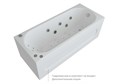 Акриловая прямоугольная ванна Aquatek Оберон 180 с фронтальным экраном (слив справа), без гидромассажа, сборно-разборный сварной каркас OBR180-0000009