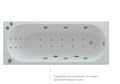 Акриловая прямоугольная ванна Aquatek Оберон 180 с фронтальным экраном (слив справа), без гидромассажа, сборно-разборный сварной каркас OBR180-0000009