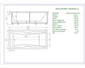 Акриловая ванна Aquatek Феникс 190x90 прямоугольная, слив слева, с каркасом и экраном, без гидромассажа FEN190-0000078