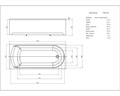 Акриловая прямоугольная ванна Aquatek Eco-Friendly Ника 170х75 без фронтального экрана, без гидромассажа, без опоры(каркаса) NIK170-0000001