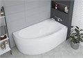 Акриловая асимметричная угловая  ванна Aquatek Eco-Friendly Дива 150х90 без фронтального экрана, без гидромассажа, без опоры(каркаса), правая DIV150-0000002