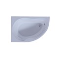 Акриловая асимметричная ванна Aquatek Вирго 150х100 без фронтального экрана, без гидромассажа, сборно-разборный сварной каркас (левая) VIR150-0000005