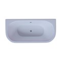 Акриловая асимметричная ванна Aquatek Морфей 190х90 без фронтального экрана, без гидромассажа, вклеенный цельнометаллический сварной каркас MOR190-0000006