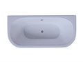 Акриловая асимметричная ванна Aquatek Морфей 190х90 без фронтального экрана, без гидромассажа, вклеенный цельнометаллический сварной каркас MOR190-0000006