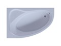 Акриловая асимметричная ванна Aquatek Фиджи 170х110 с фронтальным экраном, вклеенный каркас, без гидромассажа, левая FID170-0000006