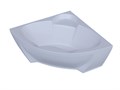 Акриловая угловая ванна Aquatek Поларис-1 138х138 без фронтального экрана, без гидромассажа, вклеенный сварной каркас POL1-0000004