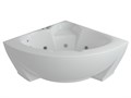 Акриловая угловая ванна Aquatek Поларис-1 138х138 без фронтального экрана, без гидромассажа, вклеенный сварной каркас POL1-0000004