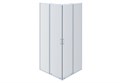 Душевой уголок квадратный, двери раздвижные 200х90x90, хром AQ ARI KV 09020CH