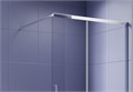 AQ.WISL.120.1CH Душевая перегородка раздвижная Walk in с держателем 1200x2000 профиль хром, стекло прозрачное 8мм AQ.WISL.120.1CH