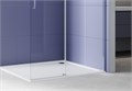 AQ.WISL.120.1CH Душевая перегородка раздвижная Walk in с держателем 1200x2000 профиль хром, стекло прозрачное 8мм AQ.WISL.120.1CH