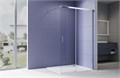AQ.WISL.120.1CH Душевая перегородка раздвижная Walk in с держателем 1200x2000 профиль хром, стекло прозрачное 8мм AQ.WISL.120.1CH