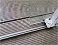 AQ.WISL.120.1CH Душевая перегородка раздвижная Walk in с держателем 1200x2000 профиль хром, стекло прозрачное 8мм AQ.WISL.120.1CH