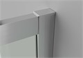 AQ.WISL.120.1CH Душевая перегородка раздвижная Walk in с держателем 1200x2000 профиль хром, стекло прозрачное 8мм AQ.WISL.120.1CH