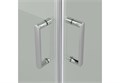 AQ.WISL.120.1CH Душевая перегородка раздвижная Walk in с держателем 1200x2000 профиль хром, стекло прозрачное 8мм AQ.WISL.120.1CH
