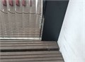 AQ.WI.090.2BL Душевая перегородка Walk in с держателем 900x2000 профиль черный, стекло прозрачное рифленое 8мм AQ.WI.090.2BL