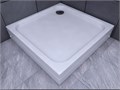Душевой поддон акриловый 80х80х15 квадрат с фронтальным экраном DPA-0000008