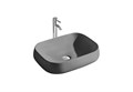 Раковина накладная Aquatek AQ5526-MG 560*420*140мм, цвет серый матовый AQ5526-MG