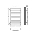 Лугано П10 500х800 Полотенцесушитель Aquatek (черный муар) AQ DOC1080BL