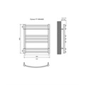 Лугано П7 500х600 Полотенцесушитель Aquatek AQ DOC0760CH