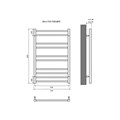 Вега П10 500х800 Полотенцесушитель Aquatek AQ DR1080CH