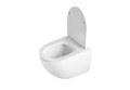 Унитаз подвесной безободковый AQUATEK ГЕЛИОС AQ1993T-00 505*360*370 мм, смыв ТОРНАДО, горизонтальный выпуск, тонкое сиденье с механизмом плавного закрывания, крепеж AQ1993T-00