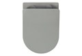 Унитаз подвесной безободковый Aquatek ЕВРОПА AQ1901-MG 525*360*320, серый матовый, с сиденьем Soft Close AQ1901-MG