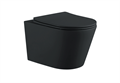 Унитаз подвесной безободковый черный матовый Aquatek ВЕГА AQ1905-MB 525*360*320 с сиденьем Soft Close AQ1905-MB
