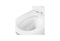 AQ1253W-00 БЕТТА Унитаз подвесной безободковый 531*360*344мм, тонкое сиденье с механизмом плавного закрывания, крепеж AQ1253W-00